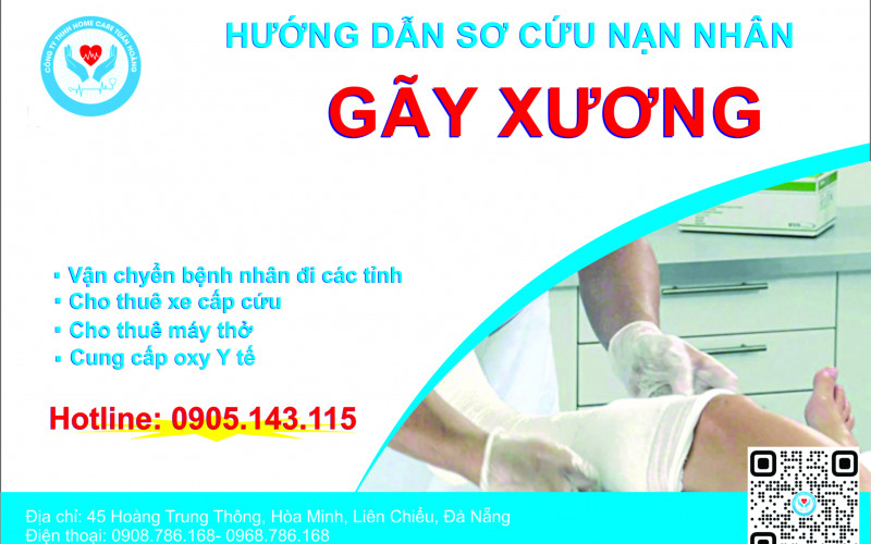 HƯỚNG DẪN SƠ CỨU NẠN NHÂN GÃY XƯƠNG