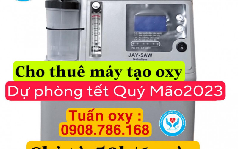 cho thuê máy tạo oxy dự phòng tết Giáp Thìn 2024